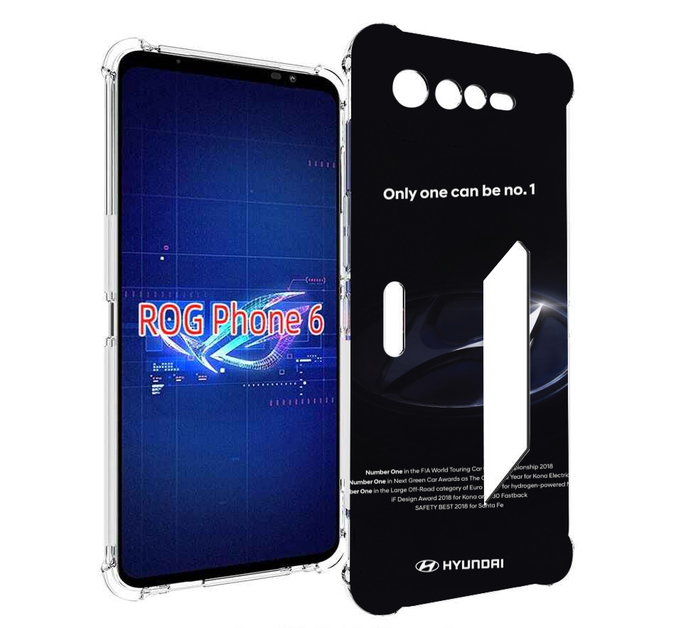 

Чехол MyPads hyundai 3 для Asus ROG Phone 6, Прозрачный, Tocco