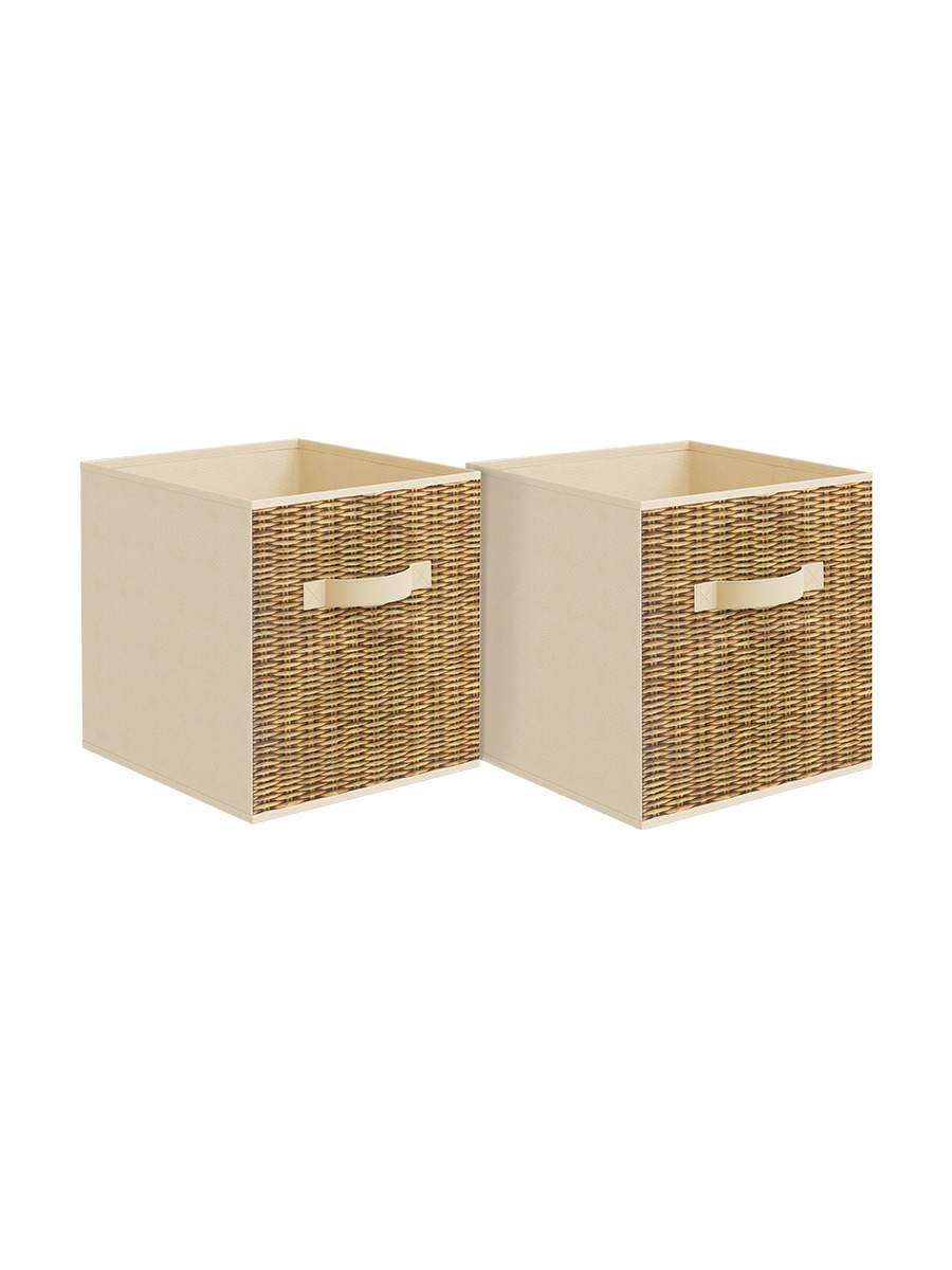 

Короба стеллажные Valiant 27х27х28 см набор 2 шт бежевый, BASIC, BOX-2K