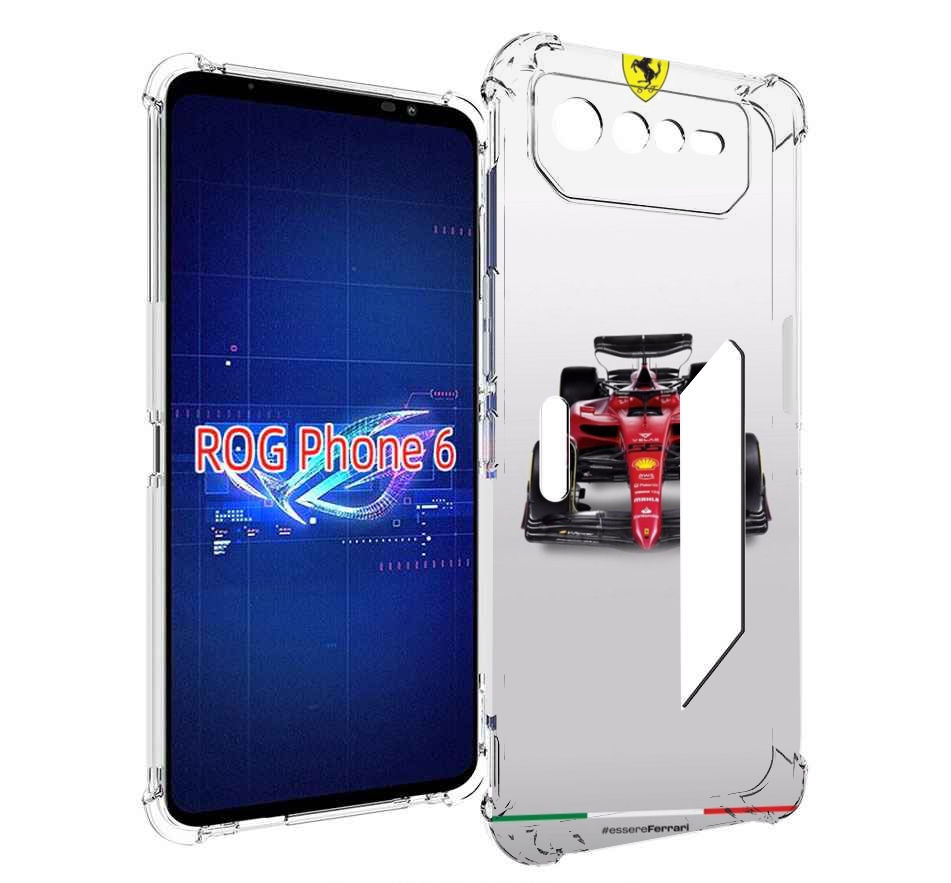 

Чехол MyPads формула 1 феррари для Asus ROG Phone 6, Прозрачный, Tocco