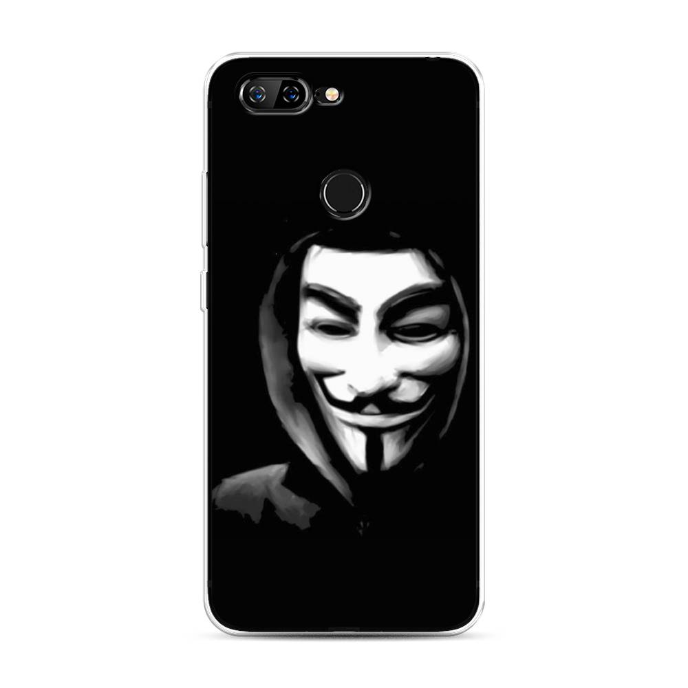 

Чехол Awog на Lenovo S5 / Леново S5 "Анонимус", Черный;серый;белый, 112550-5