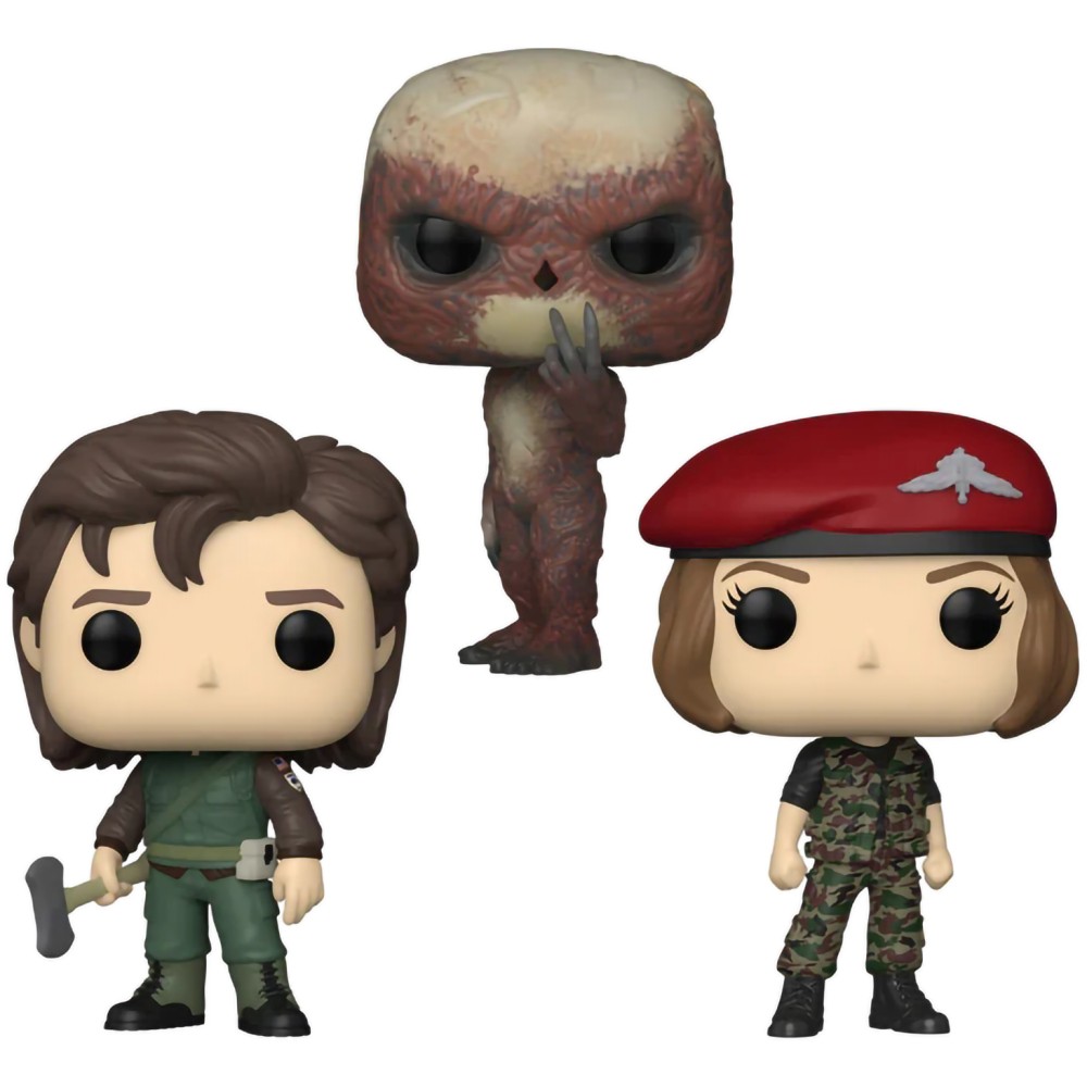 

Фигурка Funko POP! Television Stranger Things S4 Hunter Robin Steve, 23 см