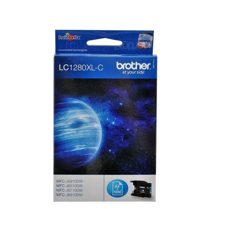 

Картридж для струйного принтера Brother LC1280XLC голубой, оригинальный, LC1280XLC