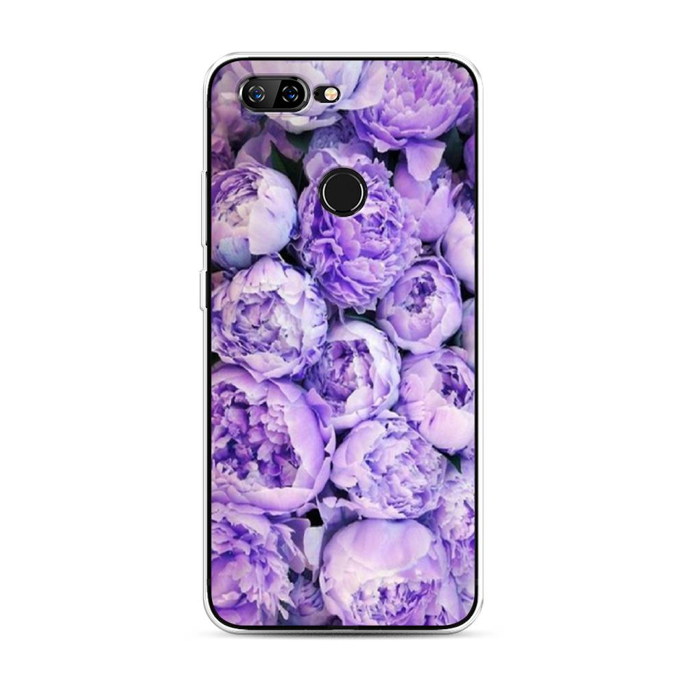 

Чехол Awog на Lenovo S5 / Леново S5 "Пионы сиреневые", Фиолетовый;голубой, 112550-8