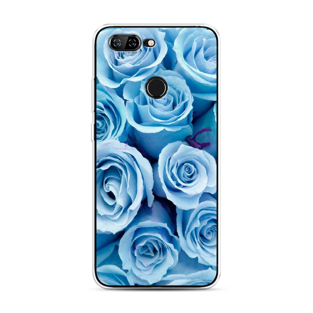 

Чехол Awog на Lenovo S5 / Леново S5 "Лазурные розы", Голубой, 112550-8