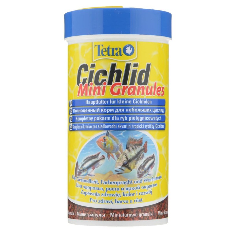 Корм для цихлид Tetra Cichlid Мini, мелкие гранулы 3шт по 250 мл