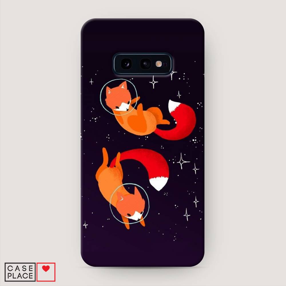 

Пластиковый чехол "Лисы космонавты" на Samsung Galaxy S10E, 27220-3