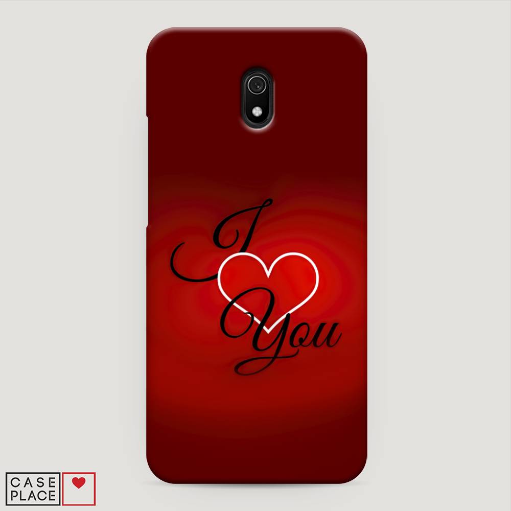 

Пластиковый чехол "I love you 3" на Xiaomi Redmi 8A, 37220-5
