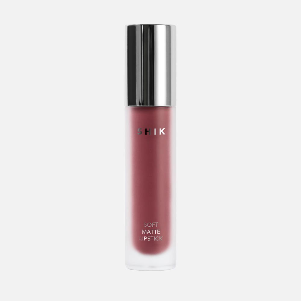 фото Жидкая матовая помада shik soft matte lipstick т.05 rosewood 5 г