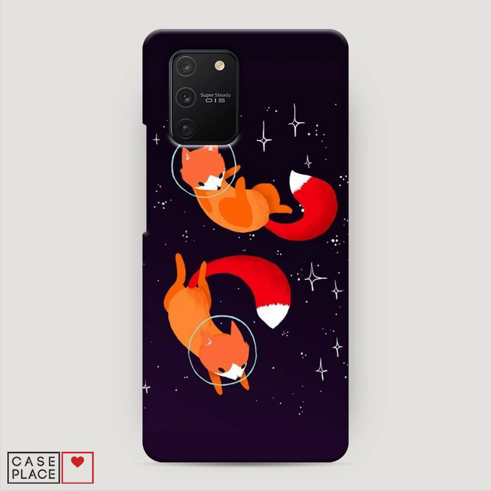 

Пластиковый чехол "Лисы космонавты" на Samsung Galaxy S10 Lite, 210020-3