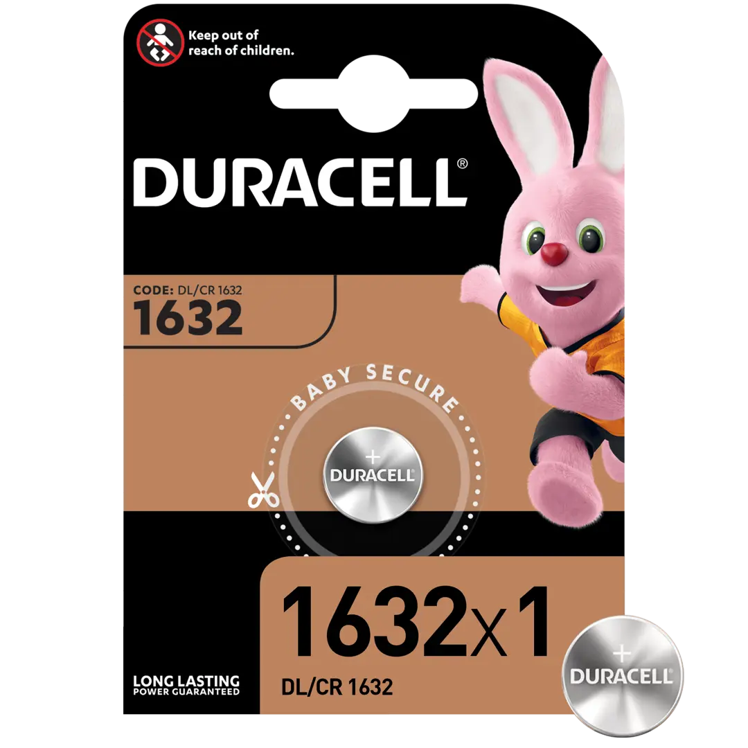 Батарейка литиевая Duracell CR1632 батарейки duracell aaa 1 5в 18 шт