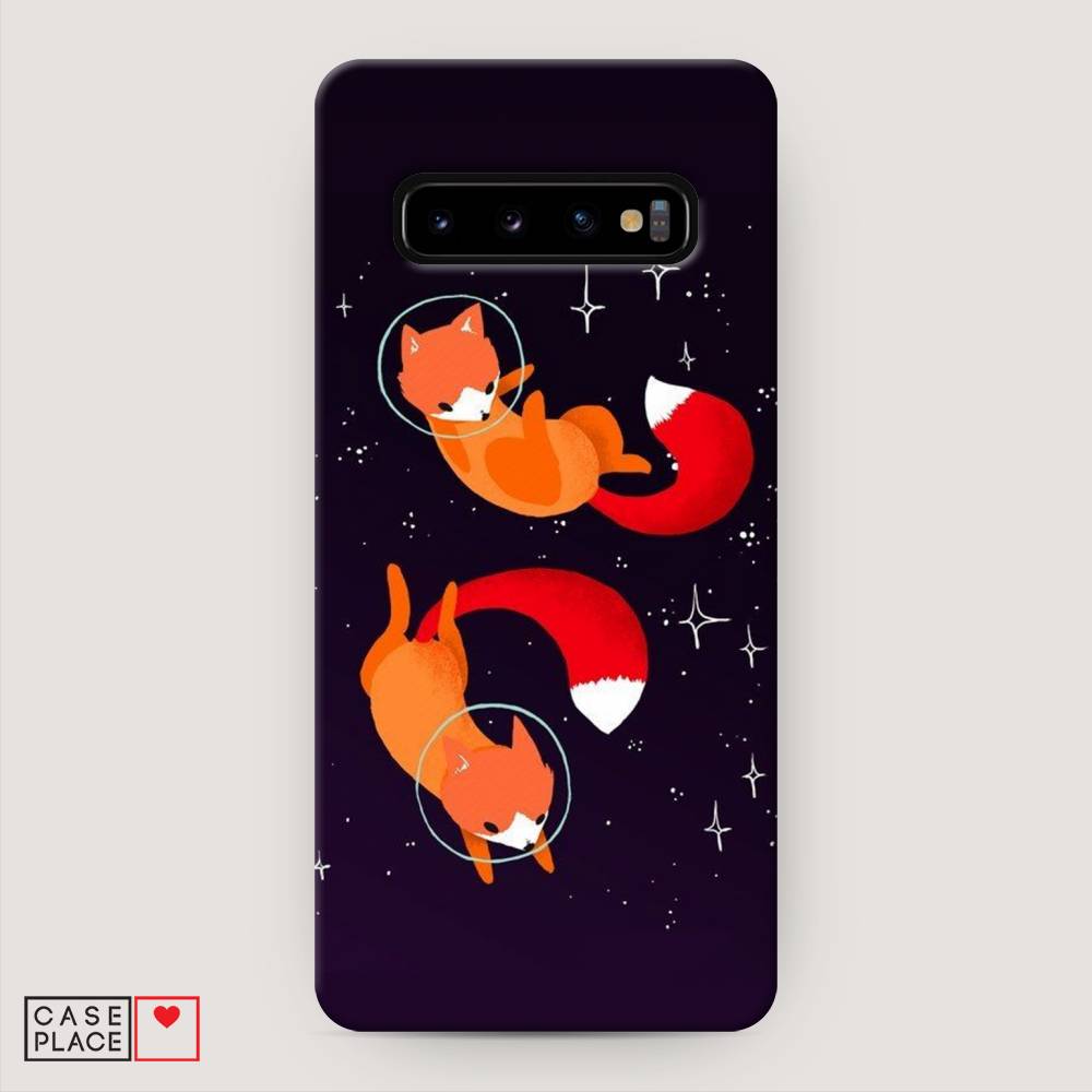 

Пластиковый чехол "Лисы космонавты" на Samsung Galaxy S10 +, 27120-3