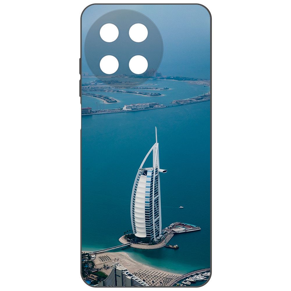 

Чехол-накладка Krutoff Soft Case ОАЭ, Бурдж-эль-Араб для Realme 11 4G черный