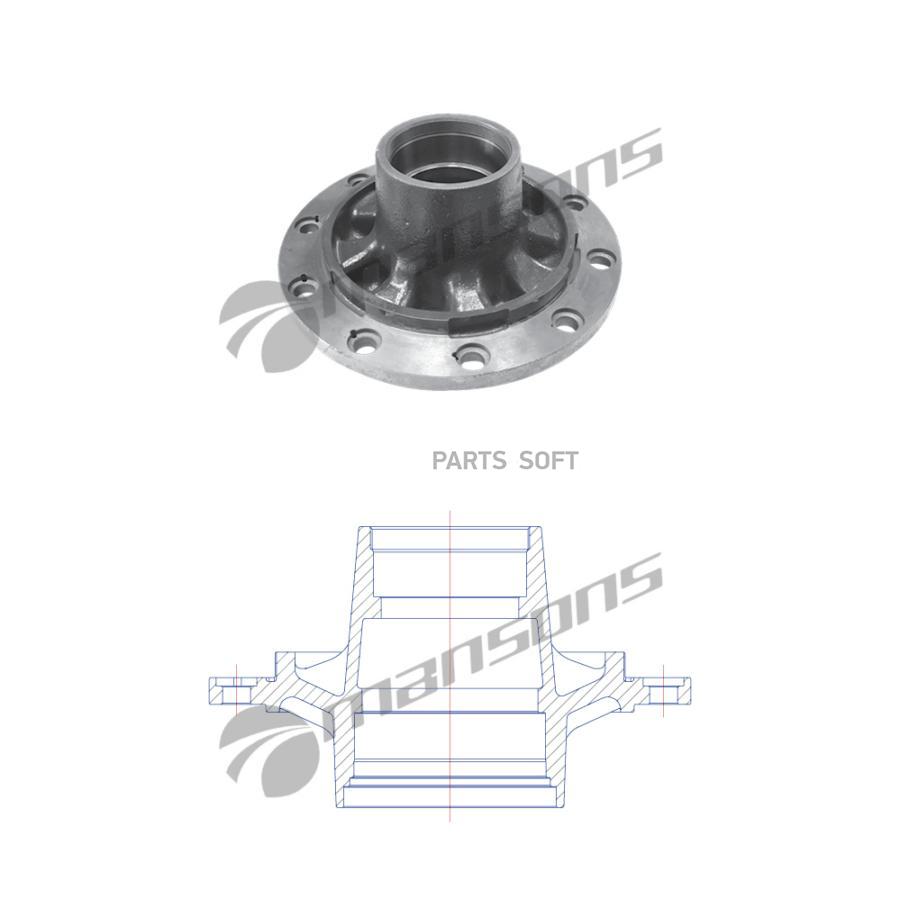 Ступица Колеса Bpw 10-12Т, Sn 42, Hshz 1Шт Mansons 300540