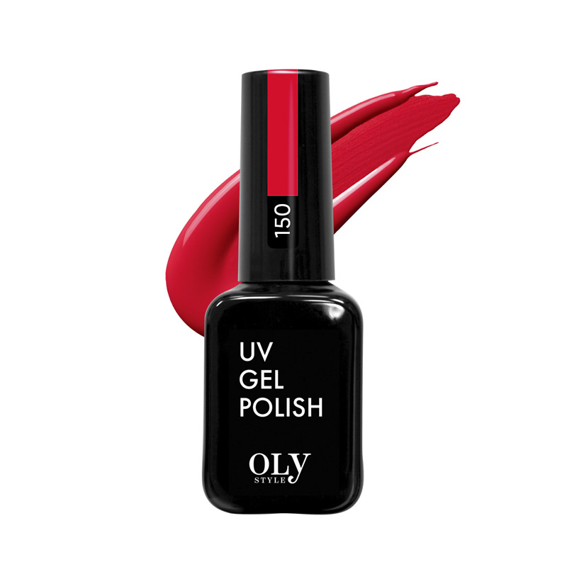 фото Гель-лак для ногтей oly style uv gel polish т.150 красный коралл 10 мл