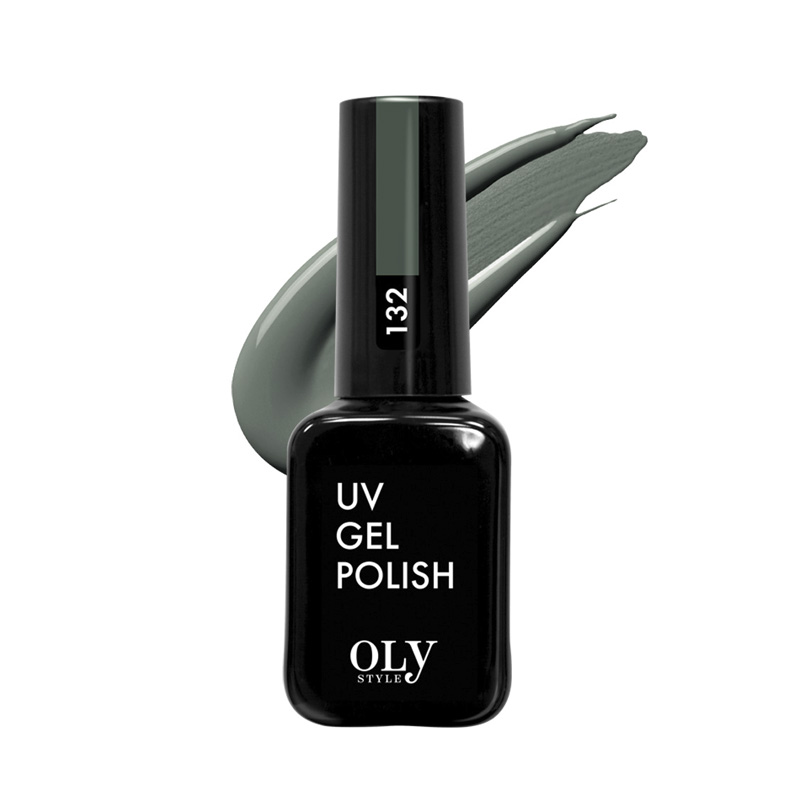 Гель-лак для ногтей Oly Style UV Gel Polish т.132 Омут хаки 10 мл