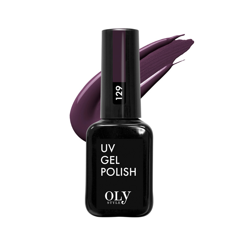 Гель-лак для ногтей Oly Style UV Gel Polish т.129 Красная слива 10 мл