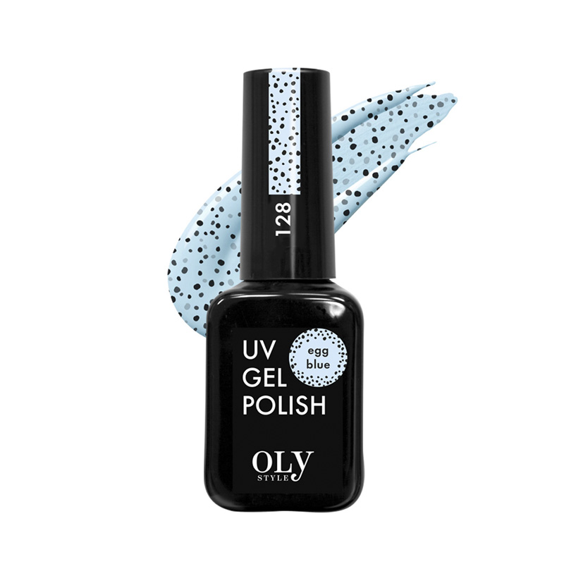 фото Гель-лак для ногтей oly style uv gel polish т.128 egg blue 10 мл