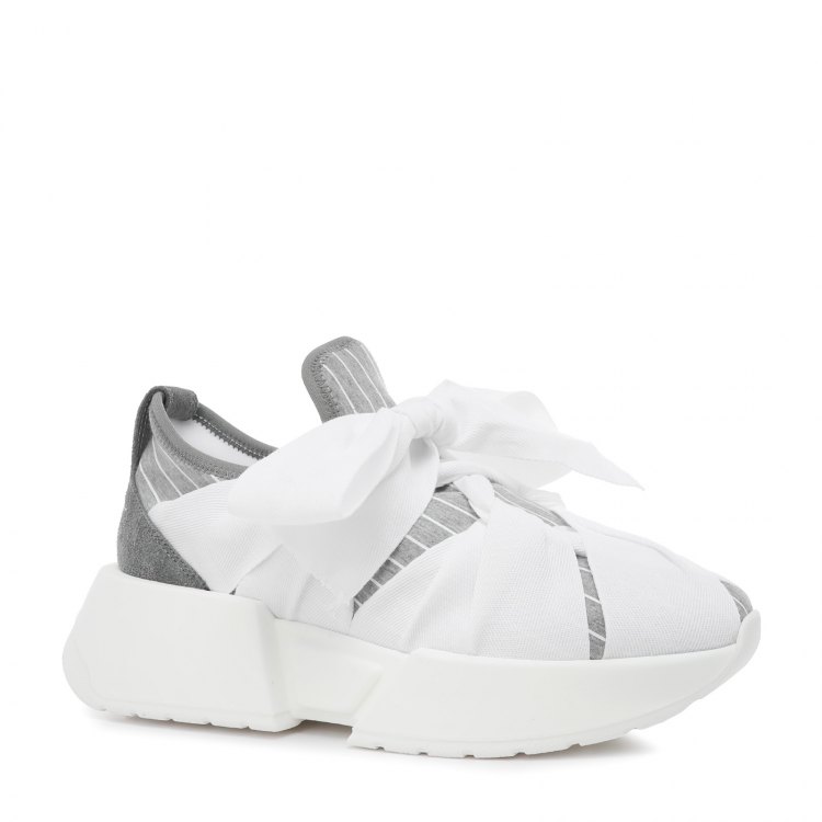 фото Кроссовки женские maison margiela s59ws0033 серые 39 eu