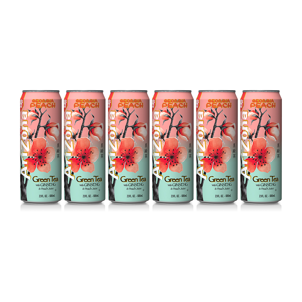 

Напиток AriZona Georgia Peach Green Tea 6 шт по 680 мл