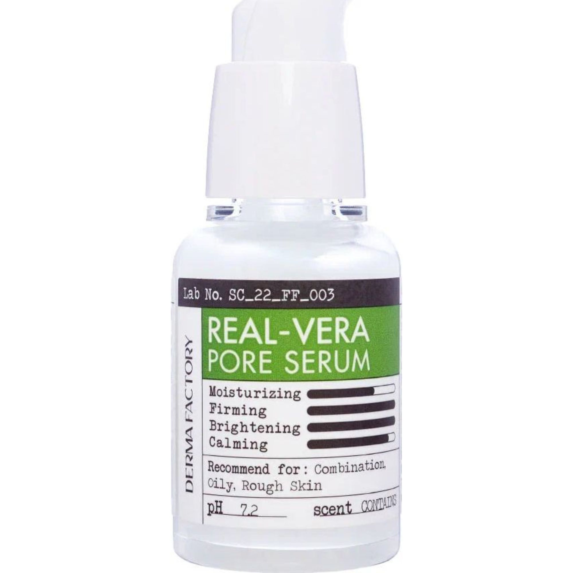 

Сыворотка Derma Factory для сужения пор с экстрактом алоэ вера Real Vera Pore Serum 30 мл