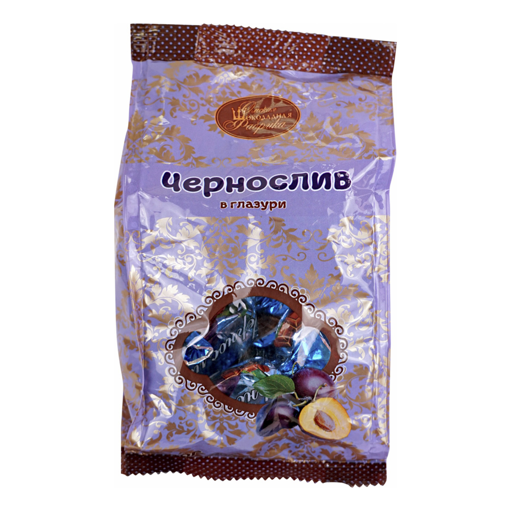 

Шоколадные конфеты Омская Шоколадная Фабрика Курага с грецким орехом 250 г
