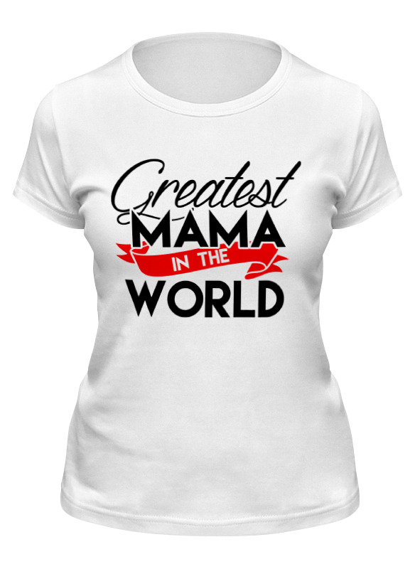 

Футболка женская Printio Лучшая мама в мире (greatest mama in the world) белая S, Белый, Лучшая мама в мире (greatest mama in the world)