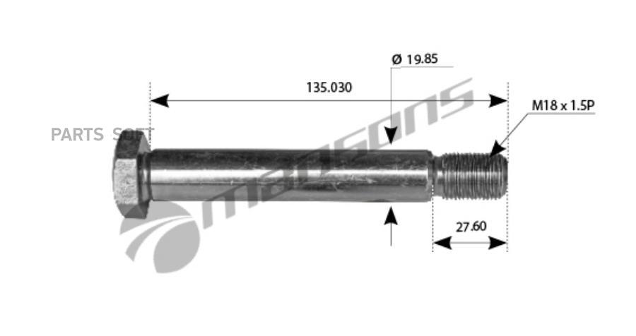 Фитинг Болт Xf95 2Vnt 1Шт Mansons 200085