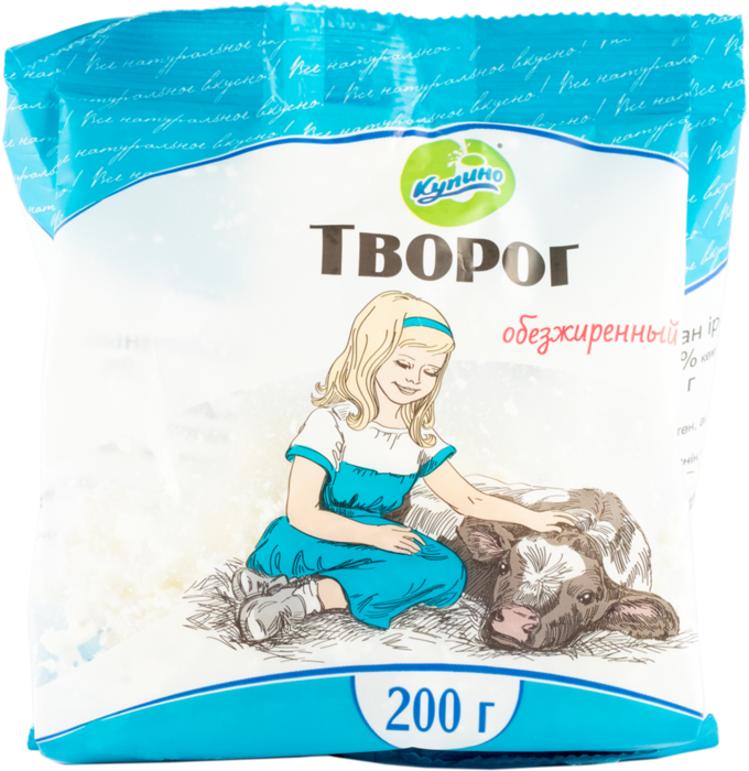

Творог Купино обезжиренный бзмж 200 г