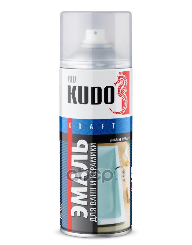 

KUDO KU1301 Краска-спрей для ванн белая 520мл