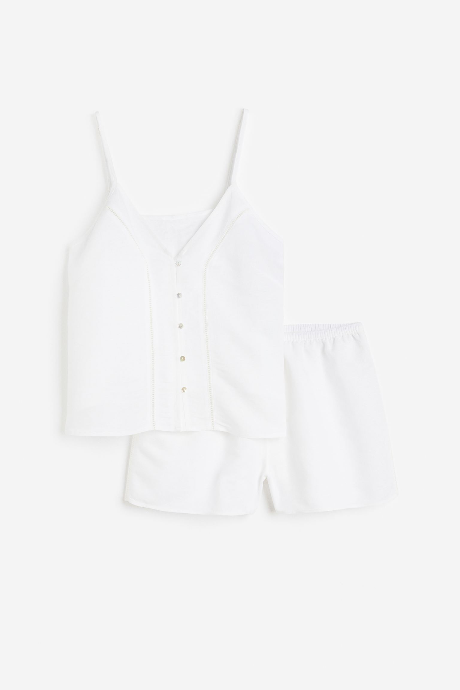 

Пижама женская H&M 1154226005 белая M (доставка из-за рубежа), Белый, 1154226005