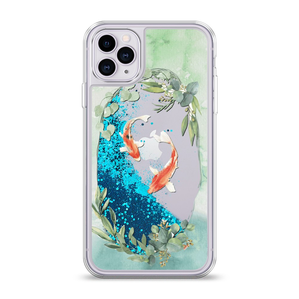 

Чехол Awog на Apple iPhone 11 Pro / Айфон 11 Pro "Две золотые рыбки", Разноцветный, 12393-1