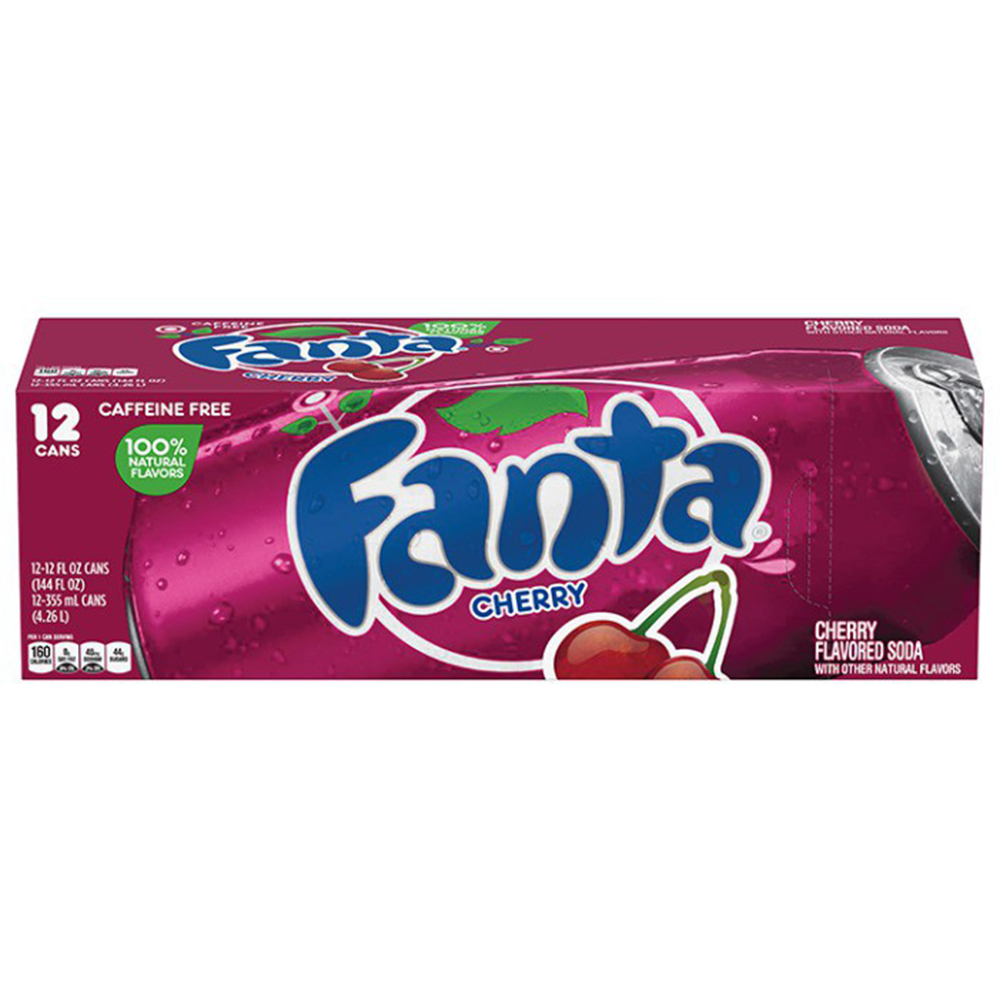 

Газированный напиток Fanta Cherry 12 шт по 0,355 л