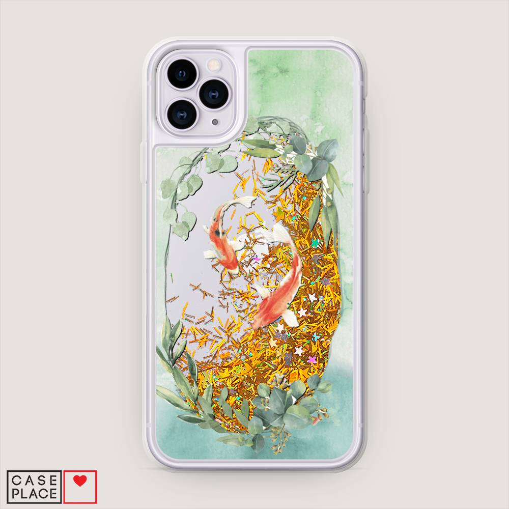 

Чехол Awog на Apple iPhone 11 Pro / Айфон 11 Pro "Две золотые рыбки", 12390-1