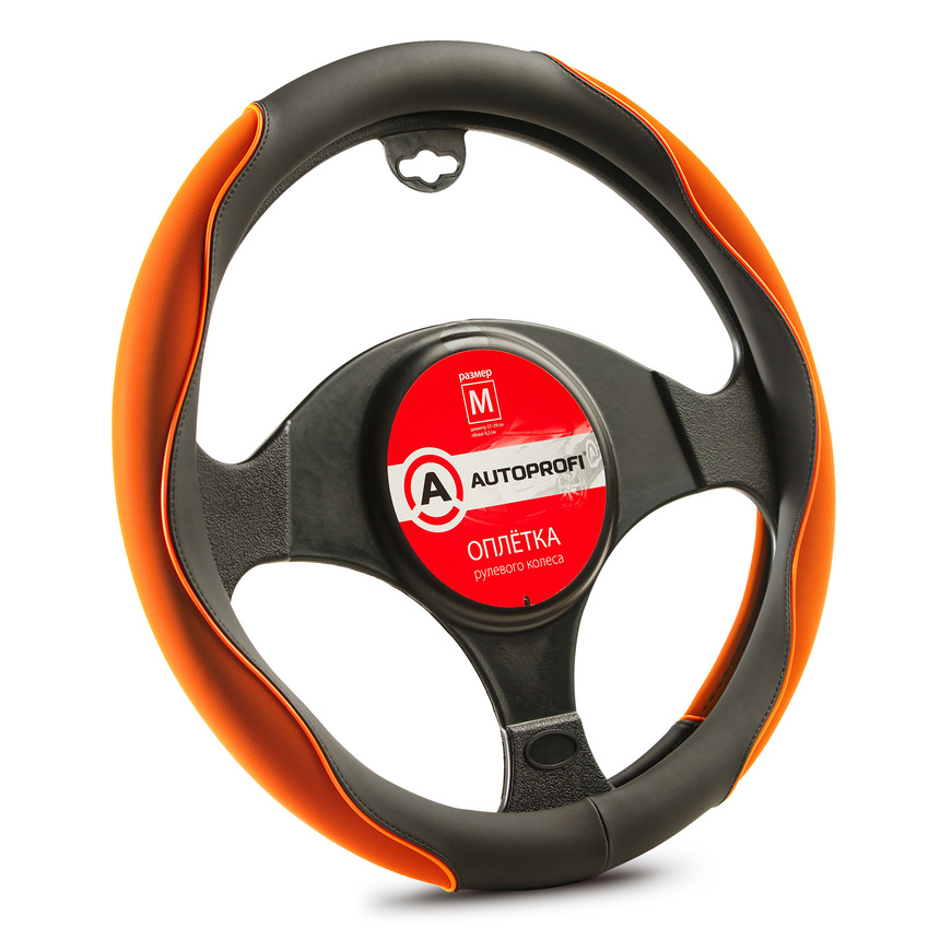 

Оплётка руля AUTOPROFI софттач, синтетический нубук AP-2021 BK/BR (M), Коричневый