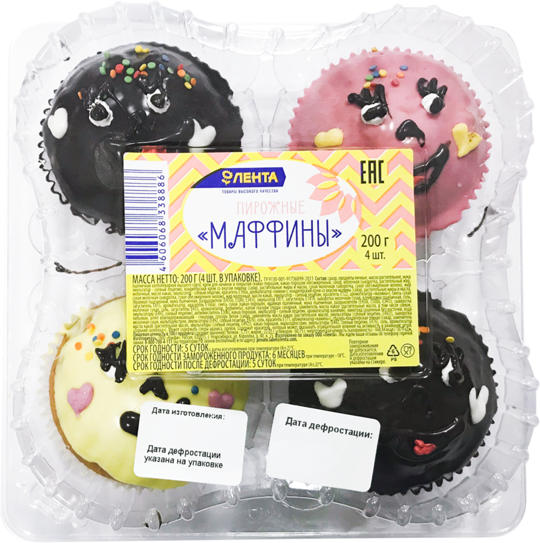 

Пирожное Лента Маффины 200 г