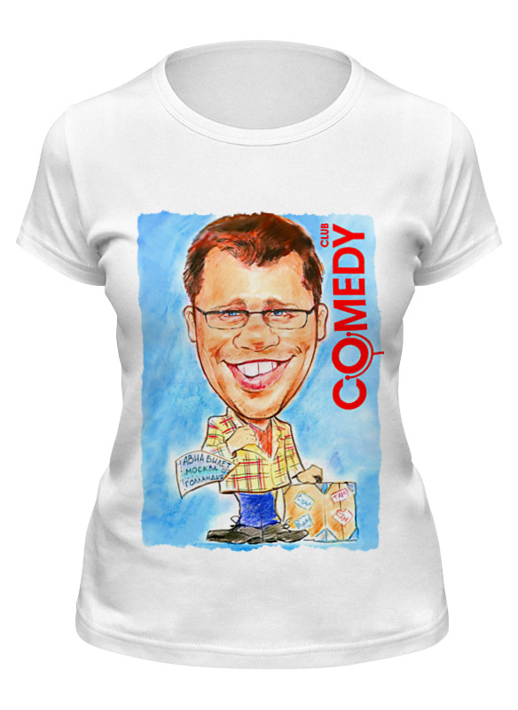 

Футболка женская Printio Comedy club белая 2XL, Белый, Comedy club