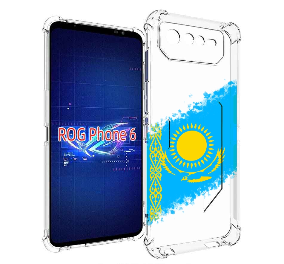 

Чехол MyPads флаг Казахстана для Asus ROG Phone 6, Прозрачный, Tocco
