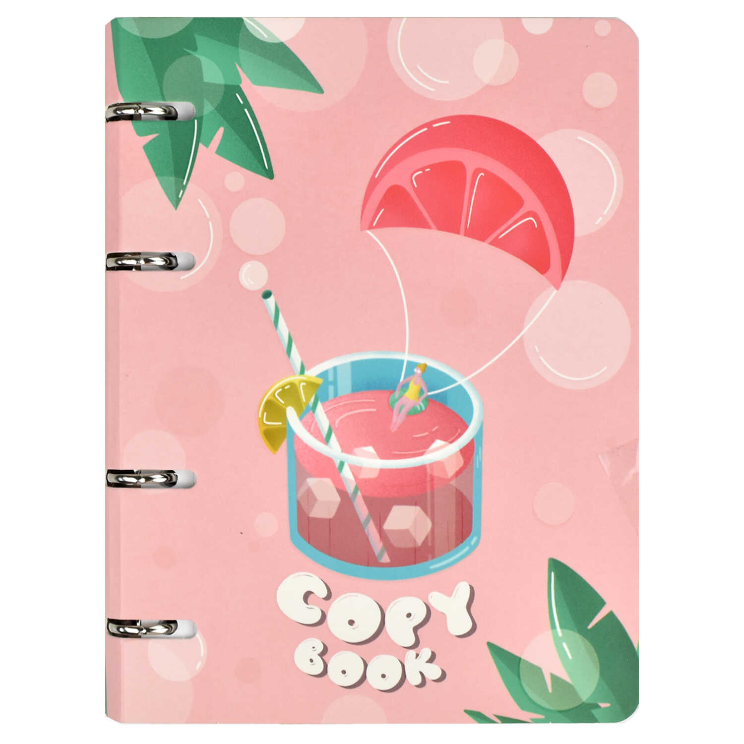 

Тетрадь студенческая Феникс+ 57426 на кольцах A5 клетка 120 листов 1 шт, Цитрусовый отпуск