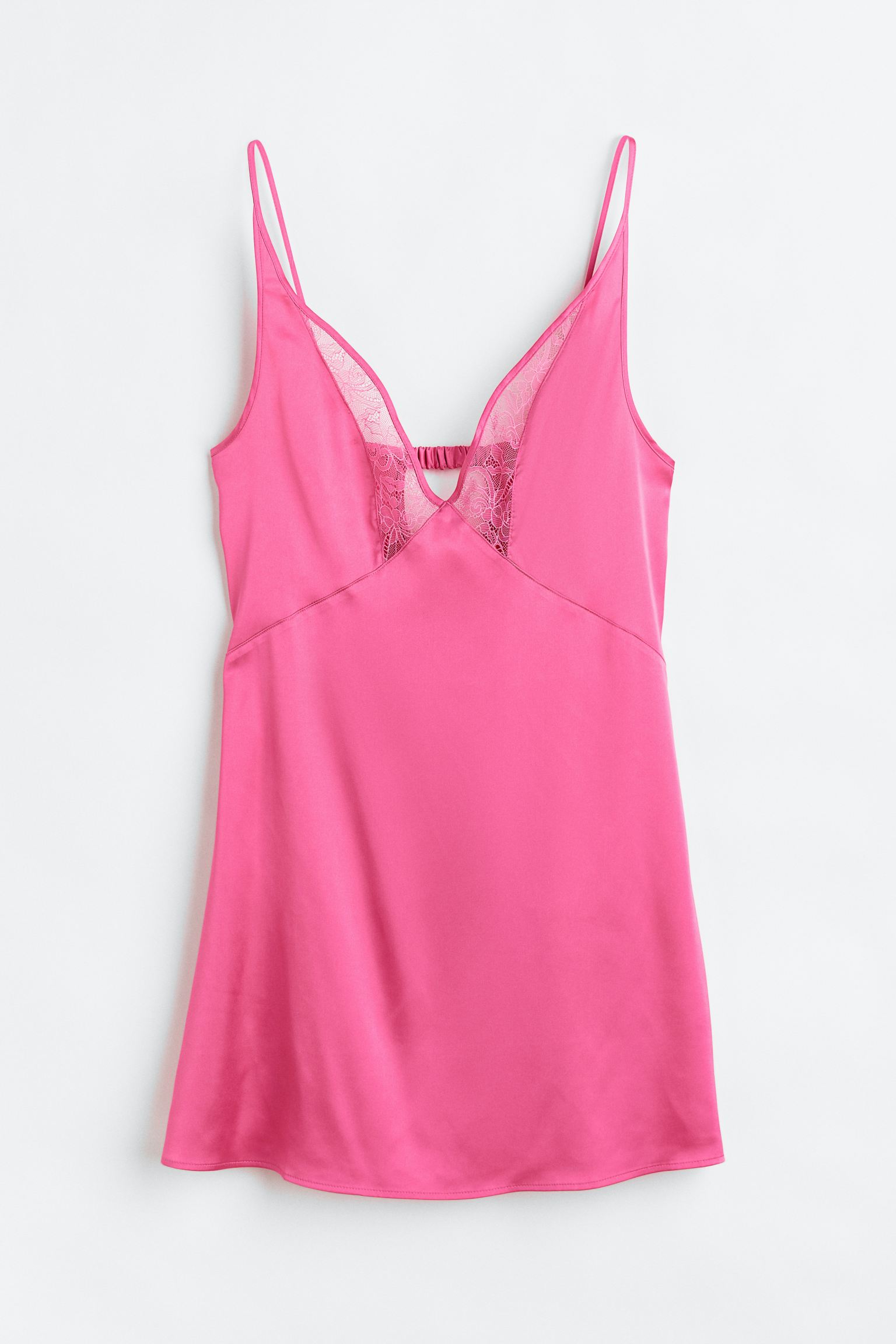 Ночная сорочка женская H&M 1139521004 розовая XL (доставка из-за рубежа)