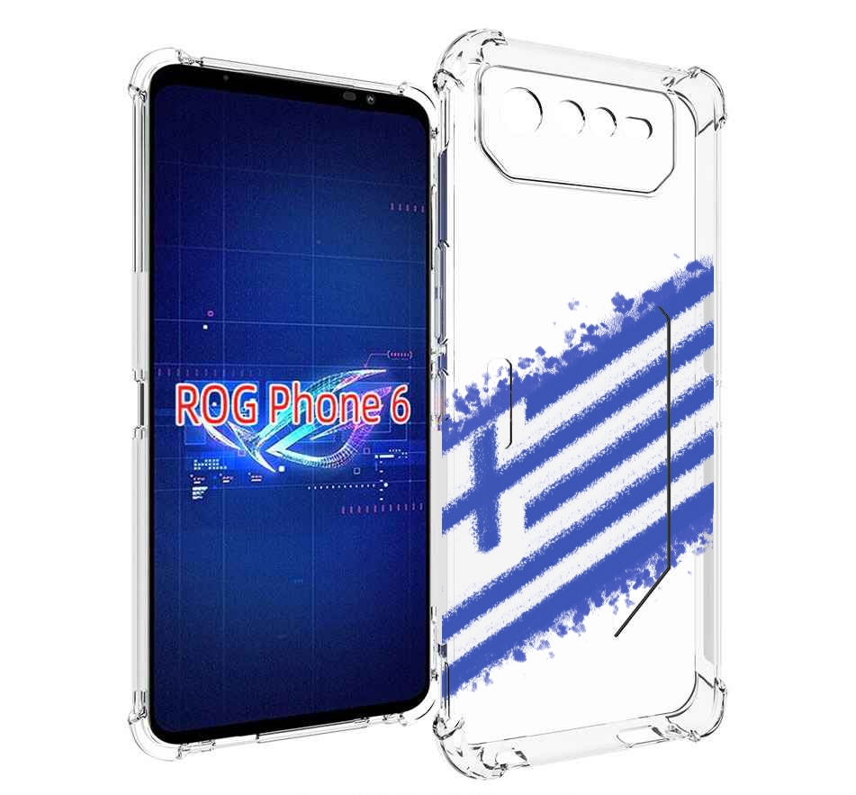 

Чехол MyPads флаг Греции для Asus ROG Phone 6, Прозрачный, Tocco