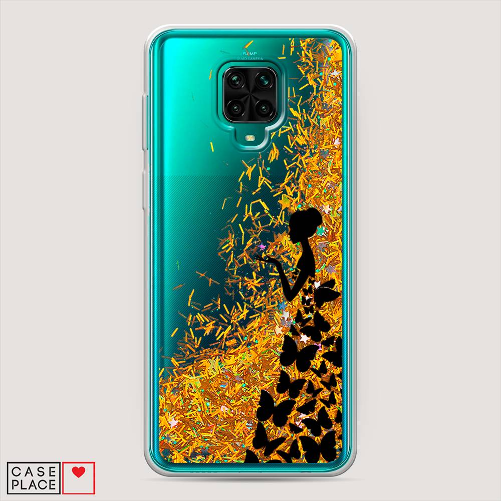 

Чехол Awog на Xiaomi Redmi Note 9 Pro/9S "Дама в бабочках", Разноцветный, 38090-1