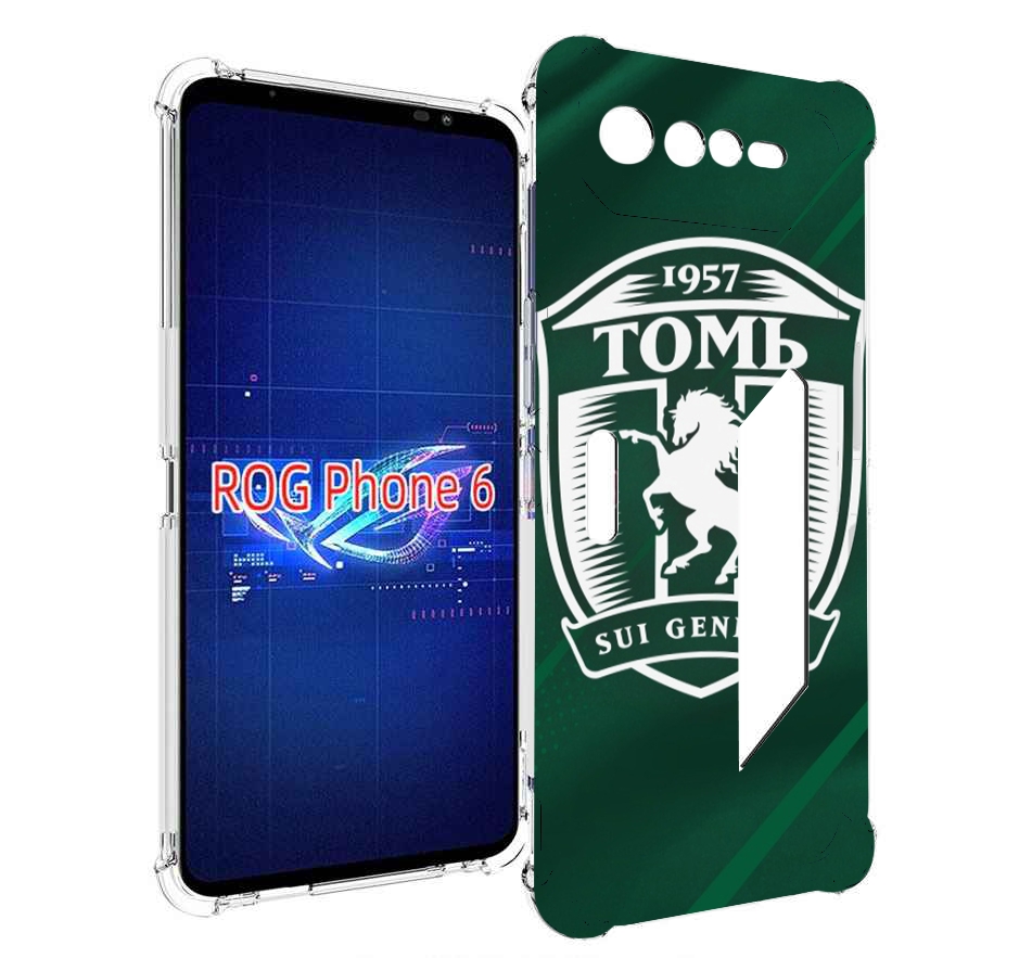 

Чехол MyPads фк томь томск для Asus ROG Phone 6, Прозрачный, Tocco