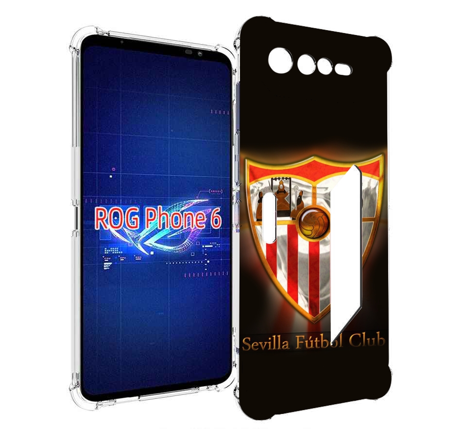 

Чехол MyPads фк севилья испания мужской для Asus ROG Phone 6, Прозрачный, Tocco