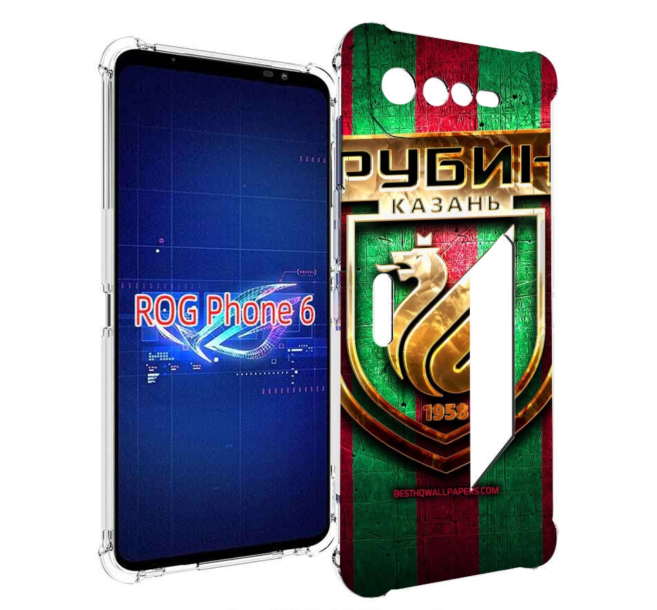 

Чехол MyPads фк рубин казань для Asus ROG Phone 6, Прозрачный, Tocco