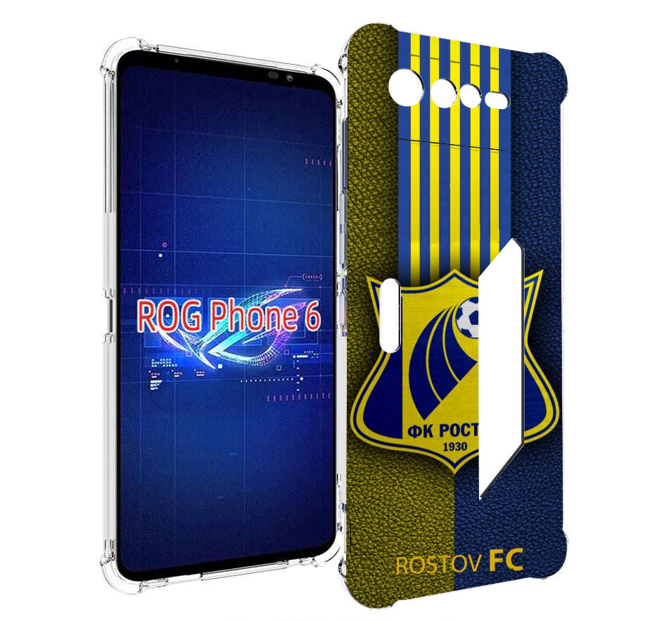 

Чехол MyPads фк ростов мужской для Asus ROG Phone 6, Прозрачный, Tocco