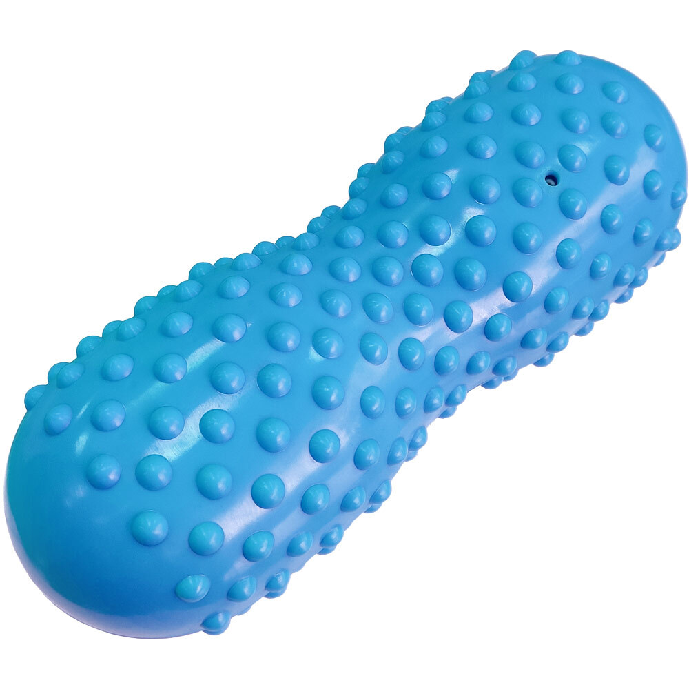 фото Msg200 кинезио массажер двойной мячик с шипами -мягкий (синий) b31912 с насосом milinda