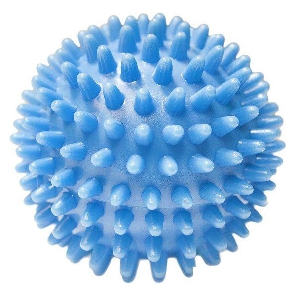 Мяч массажный (голубой) твердый ПВХ 9 см