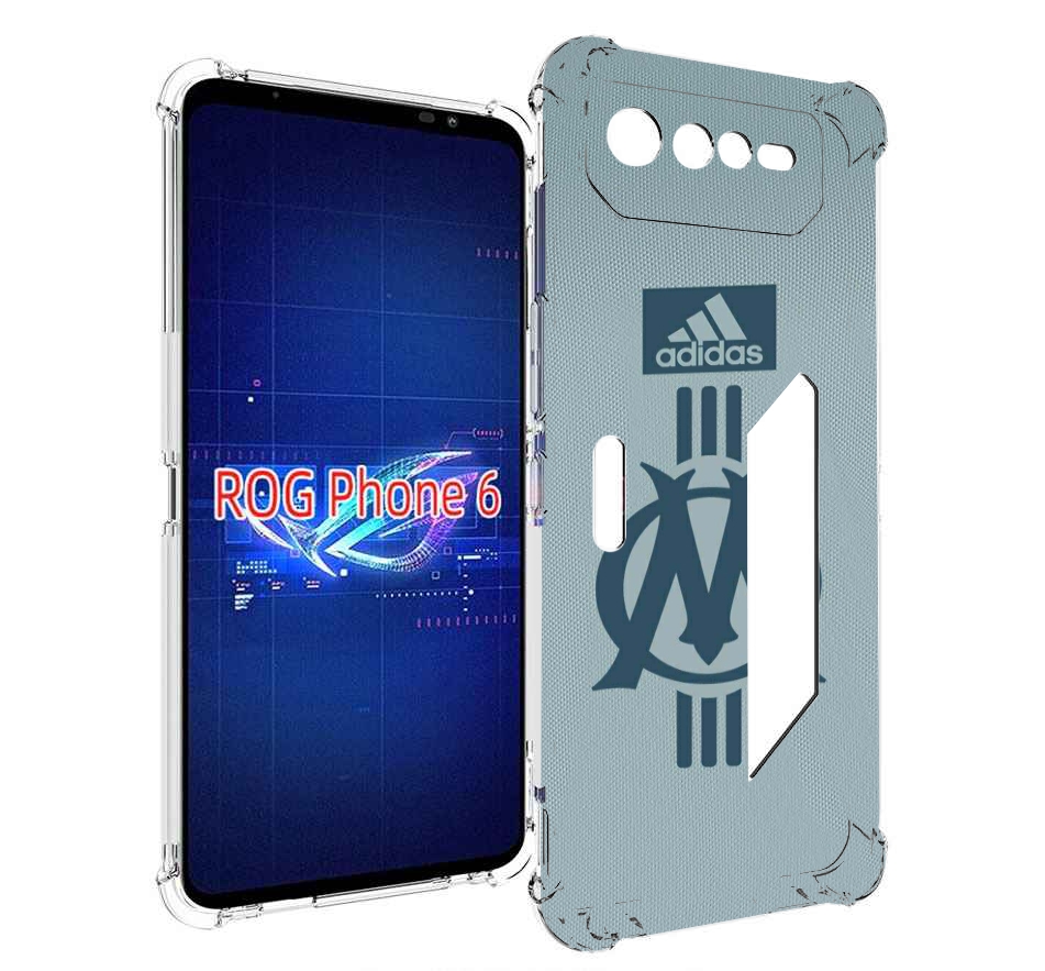 

Чехол MyPads фк марсель для Asus ROG Phone 6, Прозрачный, Tocco