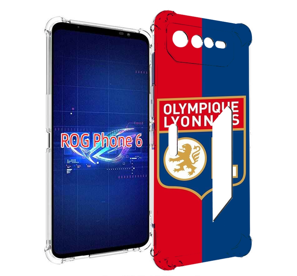 

Чехол MyPads фк лион эмблема для Asus ROG Phone 6, Прозрачный, Tocco