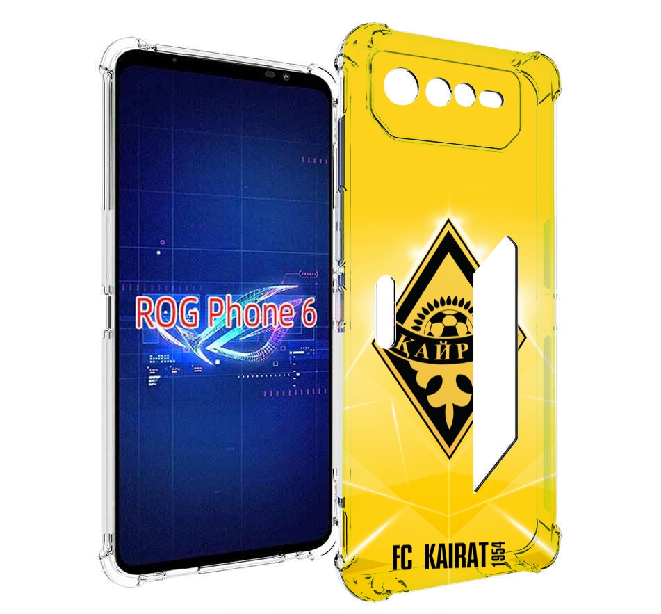

Чехол MyPads фк каират алматы для Asus ROG Phone 6, Прозрачный, Tocco